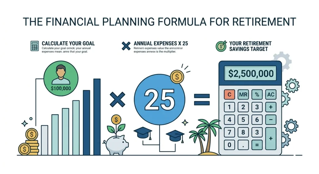 lean fire retirement number formula 4 percent rule
