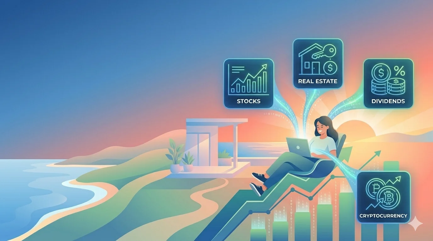 what is a fi concept showing financial independence and investment growth