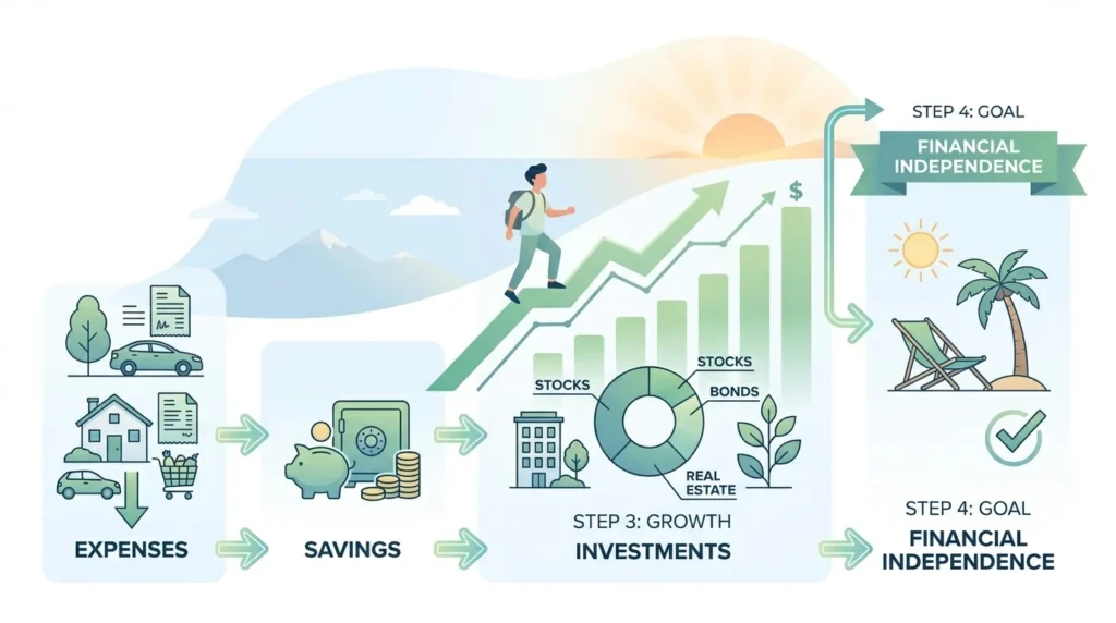 what is a fi step by step financial independence calculation process