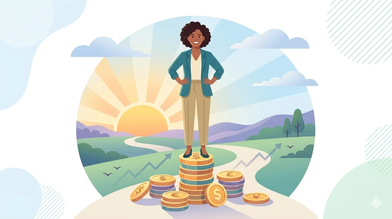 what is fu money concept showing financial freedom and wealth independence